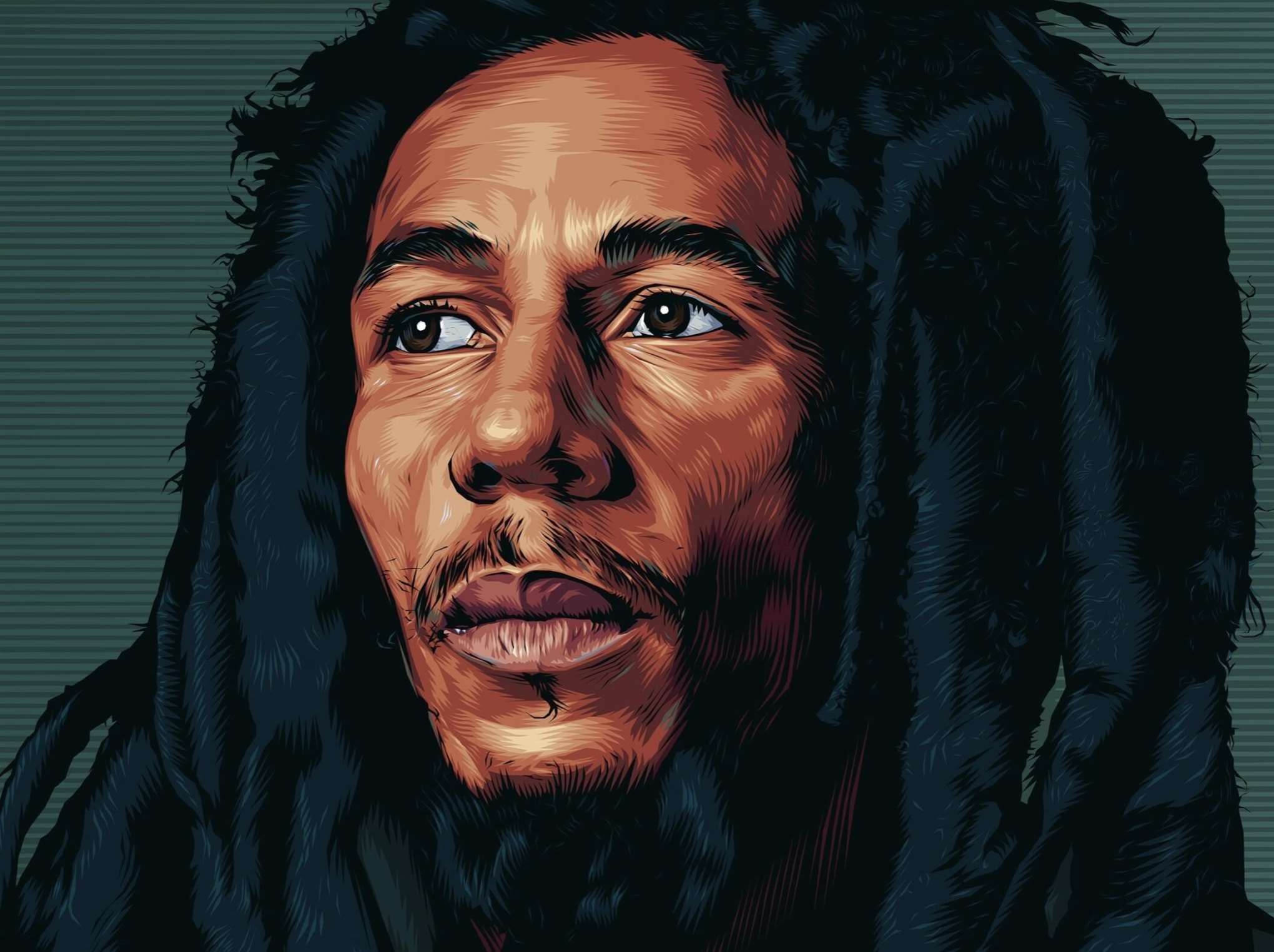 Benjamin Wachenje, Bob Marley portrait by Ben Wachenje.